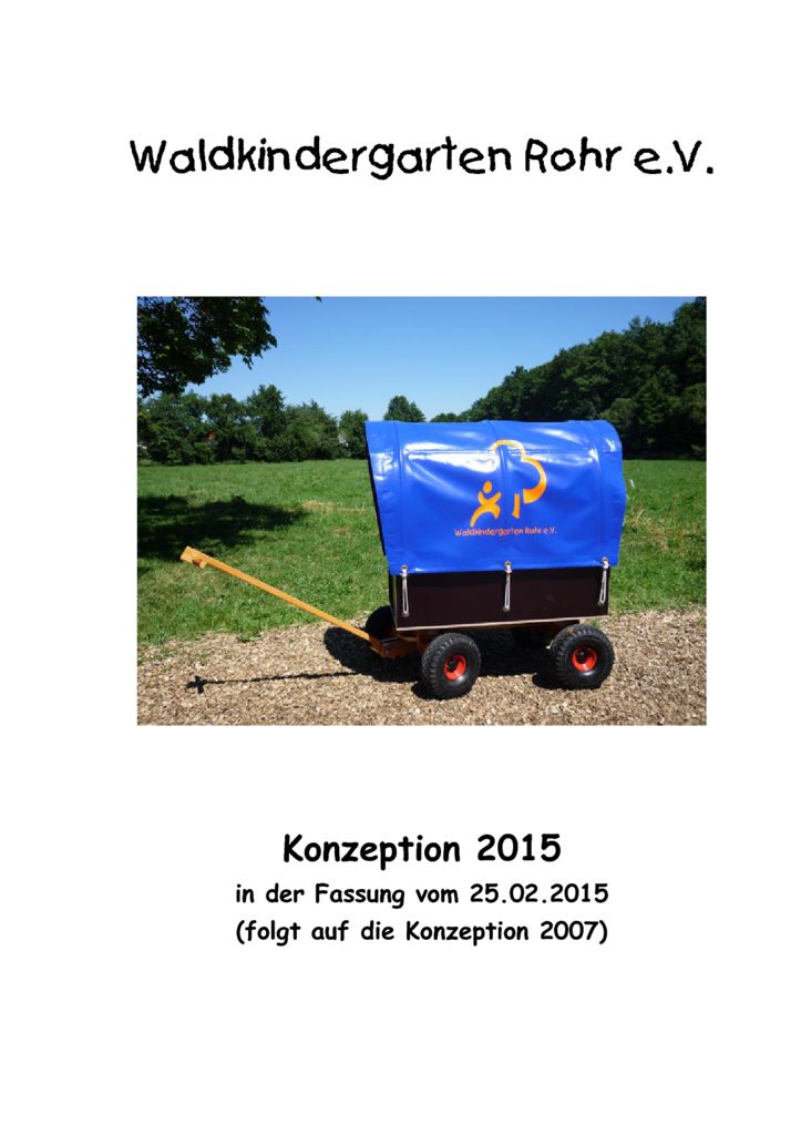 thumbnail of Konzeption Waldkindergarten Rohr Stand 2015