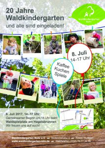 Einladung zum Sommerfest 2017 - 20 Jahre Waldkindergarten Rohr